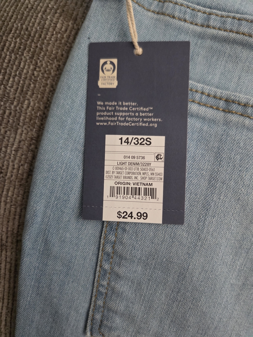 Light Blue Women's Jeans - Stretch Skinny - Picture 2 of 7